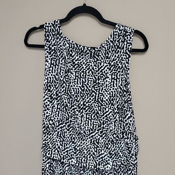 VINCE CAMUTO Black/White Maxi Dress - Size 3X - Picture 8 of 8
